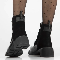 Leather ankle boots Filippo DBT6390/24 BK black