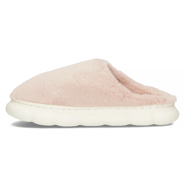 Fur slippers pink WS9028-82