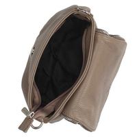 Handbag Toscanio Leather Messenger Bag C263 beige