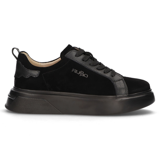 Skórzane sneakersy Filippo DP4580/23 BK czarne