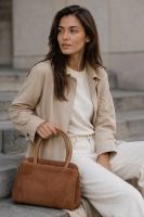Brown handbag Cleo