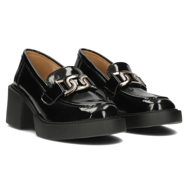 Leather shoes Filippo DP4920/23 BK L black