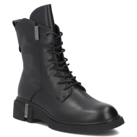 Leather ankle boots Filippo DBT8025/26 BK black