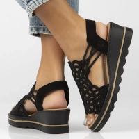 Sandały Rieker 67465-00 czarne