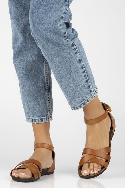 Leather sandals Filippo 40225 brown