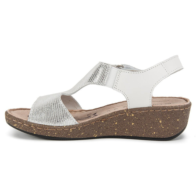 Sandały FILIPPO DS095/17 SL silver