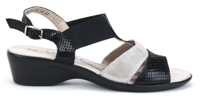 Sandals Filippo DS050/18 BK GO Black Gold