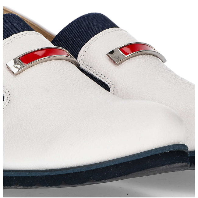 Półbuty Filippo 010 HF Biały