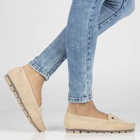 Leather loafers Filippo DP2037/23 BE beige