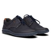 Leather shoes Filippo 858 navy blue