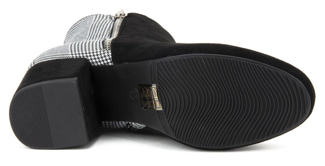 Botki Filippo DBT980/19 BK GR Black Grey