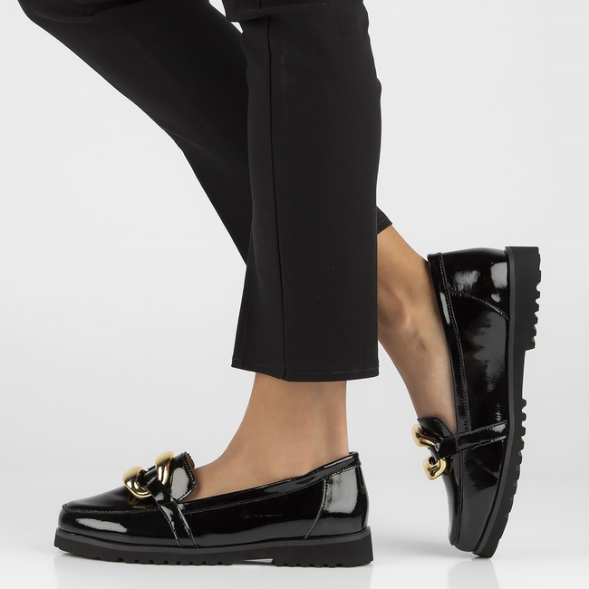 Leather shoes Filippo DP4567/23 BK black