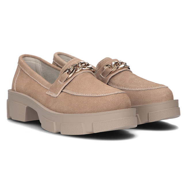 Leather shoes Filippo DP3221/22 BE beige
