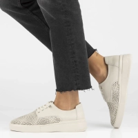 Skórzane półbuty Filippo DP4405/24 BE beżowe