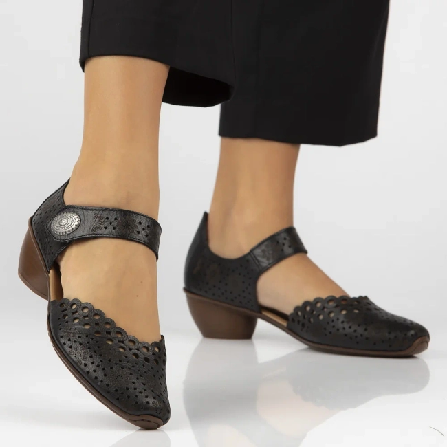 Leather shoes Filippo 43753-00 black