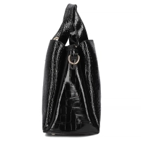 Czarna torebka kuferek onyx box