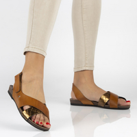 Leather sandals Filippo 40141 brown