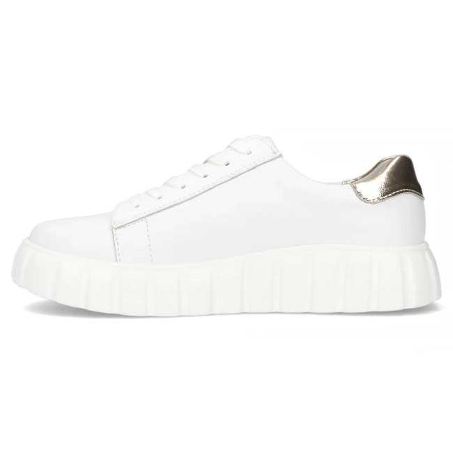 Leather sneakers Filippo DP4138/25 WH white