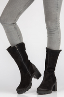 Leather boots Filippo 70115 black