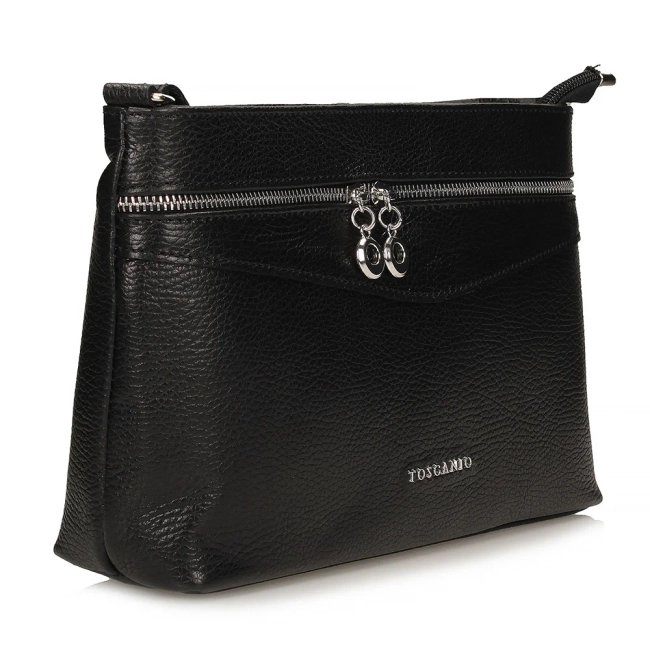 Leather handbag Toscanio G49 black