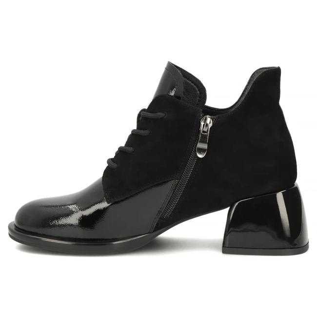 Leather ankle boots Filippo DBT8153/26 BK black