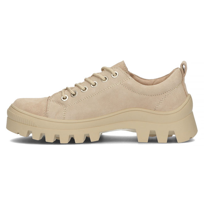 Skórzane półbuty FILIPPO DP3522/22 BE beżowe