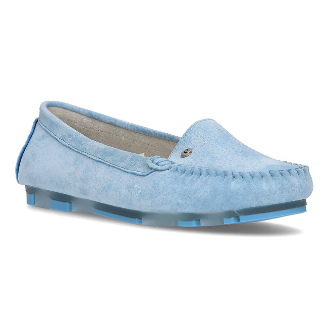 Leather loafers Filippo DP2037/22 BL blue