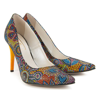 Pumps FILIPPO 2160 Peacock Eyelet Yellow