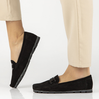 Leather loafers Filippo DP3630/23 BK black