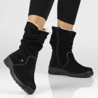 Ankle Boots Rieker leather  Z7171-01 Black