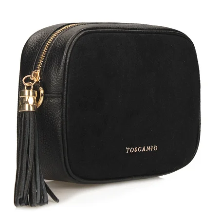 Leather handbag Toscanio G88 black