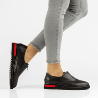 Leather shoes Filippo DP3916/22 BK black