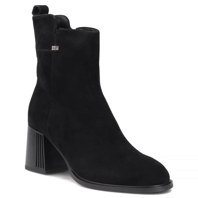 Leather ankle boots Filippo DBT8191/26 BK black