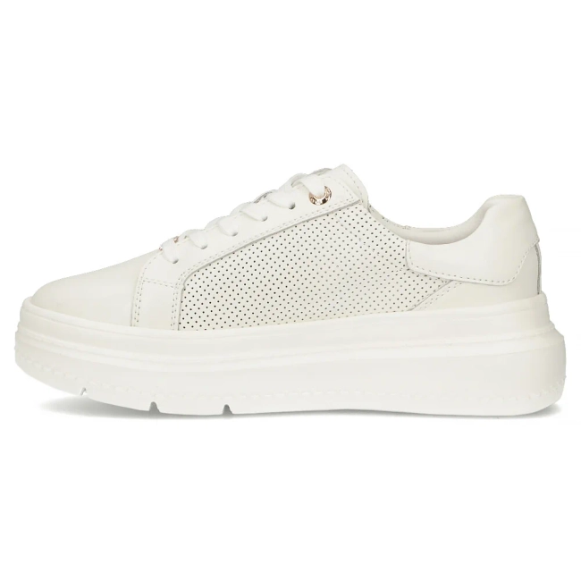 Skórzane sneakersy Filippo DP6731/25 WH białe