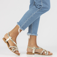 Leather sandals Filippo 05186-25/00-5 gold