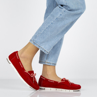 Leather shoes Filippo DP1403/20 RD red