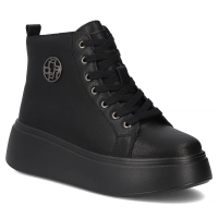 Leather ankle boots Filippo DBT6338/25 BK black