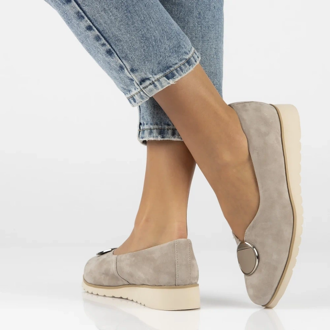 Leather shoes Filippo DP6095/24 BE beige