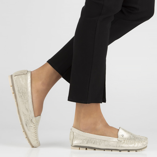 Leather loafers Filippo DP2037/23 GO gold