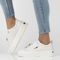 Leather shoes Filippo DP3533/25 WH DI white