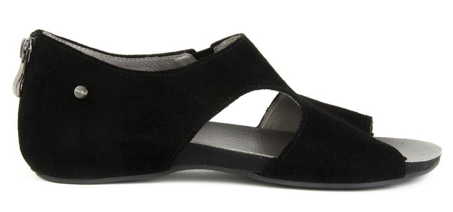 Sandały Filippo 40040 Czarny Welur