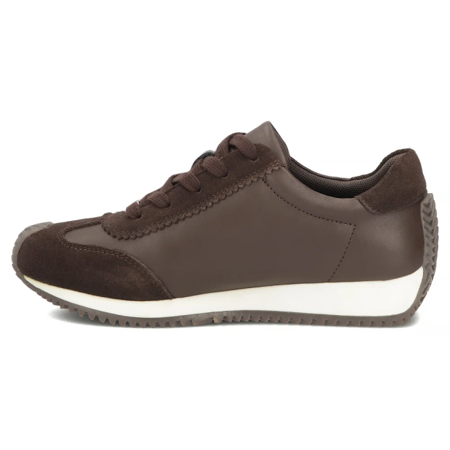 Skórzane sneakersy Filippo DP7979/26 D BR brązowe