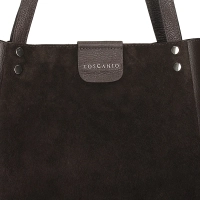 Leather handbag Toscanio G123 brown