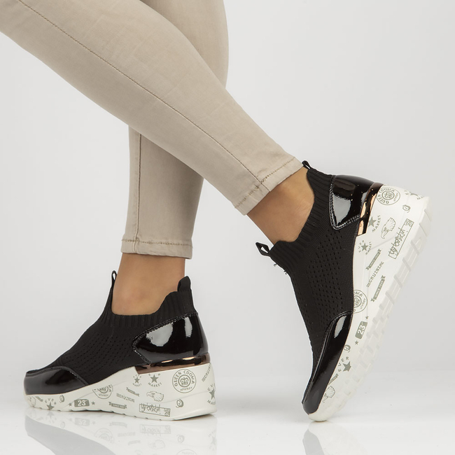 Leather shoes Filippo DP3551/22 BK black