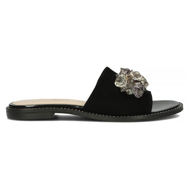 Leather flip-flops Filippo 177 black