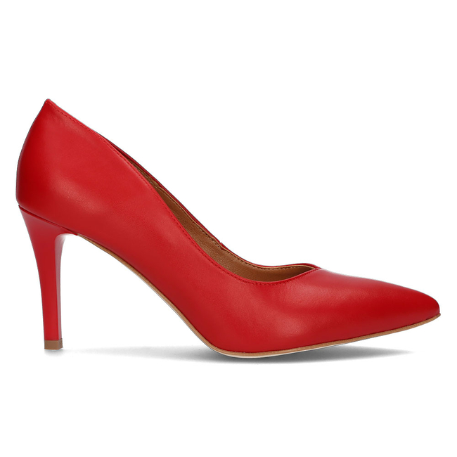 Leather pumps Filippo 2106 red