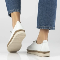 Leather shoes Filippo DP7542/26 WH white