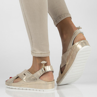 Leather sandals Filippo 50056 gold