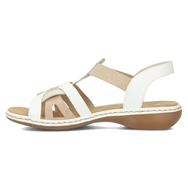 Sandals Rieker 65918-81 white