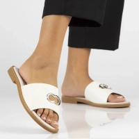 Klapki Filippo DK6216/24 WH białe